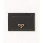 [PRADA] футляр для карточек - черный женский 