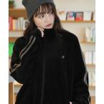  джерси [KANGOL/ Kangol ] специальный заказ двойной Zip cut велюр спортивная куртка мужской женский 