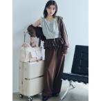 ワイドパンツ パンツ 「UV/セットアップ対応」ペプラムスウェットパンツ レディ