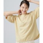 tシャツ 「2点セット/洗濯機可/S-LL」インせず着られる ネックレス付き 5