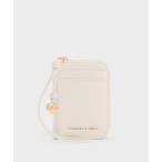 [CHARLES &amp; KEITH] футляр для карточек XX-SMALL крем женский 