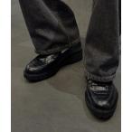  Loafer NEW CLASSIC COIN LOAFERS BLACK CROCODILE мужской 