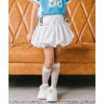スカート 「U.TRACK/ユードットトラック」”インナーパンツ付き”サイドラインリボンバルーンスカート キッズ 子供服 女の子