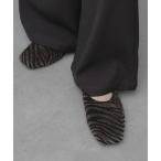  туфли без застежки [Et]Faux Fur Mule Slip-On женский 