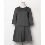 [RUIRUE BOUTIQUE] выставить S угольно-серый × черный женский 