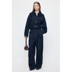 オールインワン TUCKED DENIM ジャンプスーツ レディース