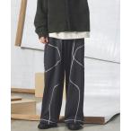 ワイドパンツ パンツ 「UNISEX」Stitching Prime-Wide 