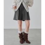 パンツ 細ベルトショートパンツ レディース