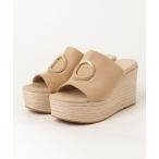 [CHARLES &amp; KEITH] шлепанцы 25cm песочный бежевый женский 
