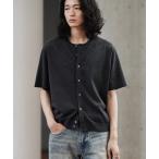 カーディガン T/C CREW HALF SLEEVE  CARDIGAN メンズ