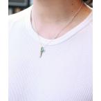 ショッピングハート ネックレス スモール ハート フェザー＆ターコイズ チェーンネックレス メンズ レディース