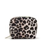  сумка SQUARE COSMETIC Latte Leopard женский 