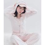 tシャツ レースアップレイヤード風パーカー レディース