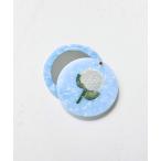 SOLAR ECLIPSE HAND-PAINTED COMPACT MIRRO