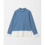 タートルネック ニット セーター チュール レース コンビ プルオーバー / キッズ 140cm-160cm キッズ 子供服 女の子