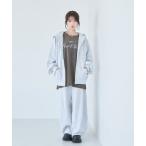  широкий брюки тренировочный брюки джерси Back embroidery barrel pants женский 