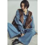 ベスト ジレ ラップデザインファージレ レディース