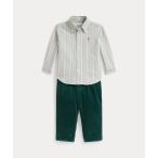 ラルフローレン ベビー コットン オックスフォード シャツ ＆ コーデュロイ パンツ