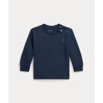  Ralph Lauren детские хлопковые салфетки джерси - длинный рукав футболка 