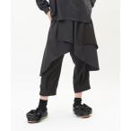 ワイドパンツ パンツ レイヤーツイルパンツ レディース メンズ