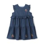 ジャンパースカート 野イチゴ刺しゅうジャンパースカート キッズ 子供服 女の子