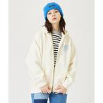 「MILKFED.」 ジップアップパーカー ONE SIZE オフホワイト レディース