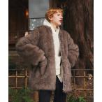 ブルゾン アウター VOLUME FUR BZ レディース