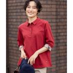 tシャツ 「chiyoさんコラボ」ロンドンマーチ7分袖ポロシャツ「オーガニックコ