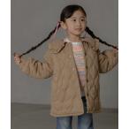 キルティング ブルゾン アウター 襟付き裏フリースキルティングブルゾン80〜140cm キッズ 子供服 女の子