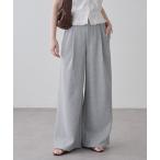 ワイドパンツ スウェットパンツ ジャージ キレイメカットワイドパンツ レディース