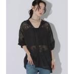 ブラウス シャツ ドロストレースフードシャツ / 1056695 レディース