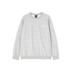 North Face футболка тренировочный THE NORTH FACE/ The * North * лицо /Small Logo Heather Sweat Crewneck мужской женский 