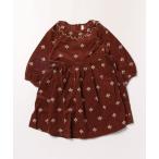 ベビー 「Quincy Mae」Freya Dress || Brick Floral