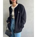 ジャケット ノーカラージャケット 「WEB先行予約」「DANTON/ダントン」 フリースノーカラージャケット レディース メンズ