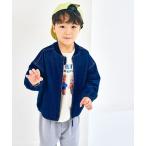 ブルゾン アウター やわらかニットデニムスタンドネックブルゾン キッズ 子供服 男の子 女の子