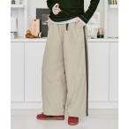 ワイドパンツ パンツ 2WAYシボシボベルトパンツ レディース