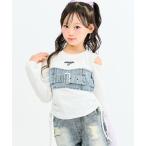 tシャツ ビスチェ見え肩アキトップス（別売りＳＥＴＵＰ） キッズ 子供服 女の子