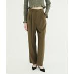  слаксы брюки BASIC TUCK PANTS женский 