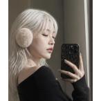  уголок данный . наушники [FEMLY DAILY(femi Lee tei Lee )] вставной .... искусственный мех наушники fem-earmuffs-4-5[RBTS] женский мужской 