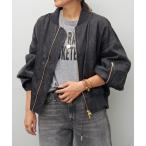 ma1 ma-1 「PROVOKE/プロヴォーク」pigment short MA-1 BLACK レディース