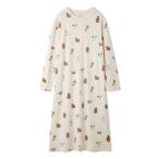  Gelato Pique пижама салон одежда [HALLOWEEN] Night pare-doDOGS рисунок One-piece женский 