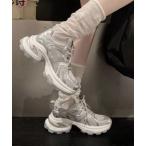 [Teem Store] low cut спортивные туфли L серебряный женский 