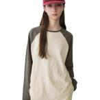 t рубашка Slub Raglan LS Tee женский мужской 