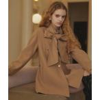  пальто внешний ROYAL BOW TIE WOOL COAT женский 