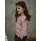 tシャツ 「ベビー＆キッズ」リブフリルチュール長袖トップス（80〜120cm） キッズ 子供服 女の子