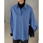 ブラウス シャツ Neck open oversized SH(ネック オープン