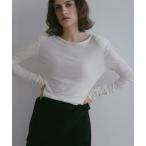 tシャツ ショルダーパットロングスリーブTee レディース