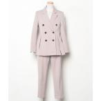 [RUIRUE BOUTIQUE] брючный костюм S grayish бежевый женский 