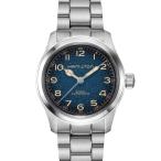 腕時計 メンズ HAMILTON 「ハミルトン」 腕時計 Khaki Field （カーキ フィールド） Murph 自動巻き 38MM ブルー×シルバー メンズ レディース