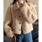  мутоновое пальто боа coats k воздушный цвет Short боа жакет женский 
